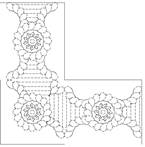 (image for) BORDER PATTERN 392 - Click Image to Close